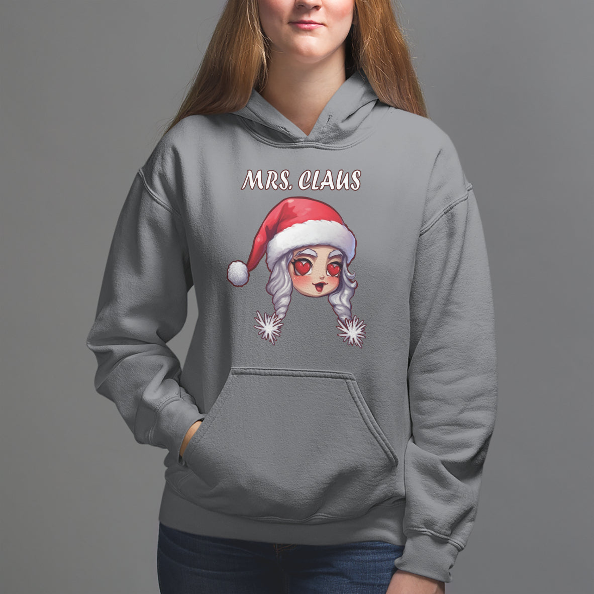 Christmas Couple Matchhing Hoodie Mr and Mrs Claus Couples Match Santa Lover - Wonder Print Shop