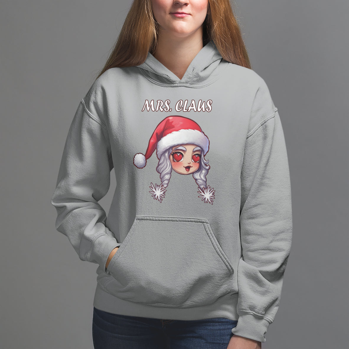 Christmas Couple Matchhing Hoodie Mr and Mrs Claus Couples Match Santa Lover - Wonder Print Shop