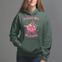 Sleigh Girl Sleigh Christmas Groovy Gingerbread Man Xmas Holidays Hoodie - Wonder Print Shop