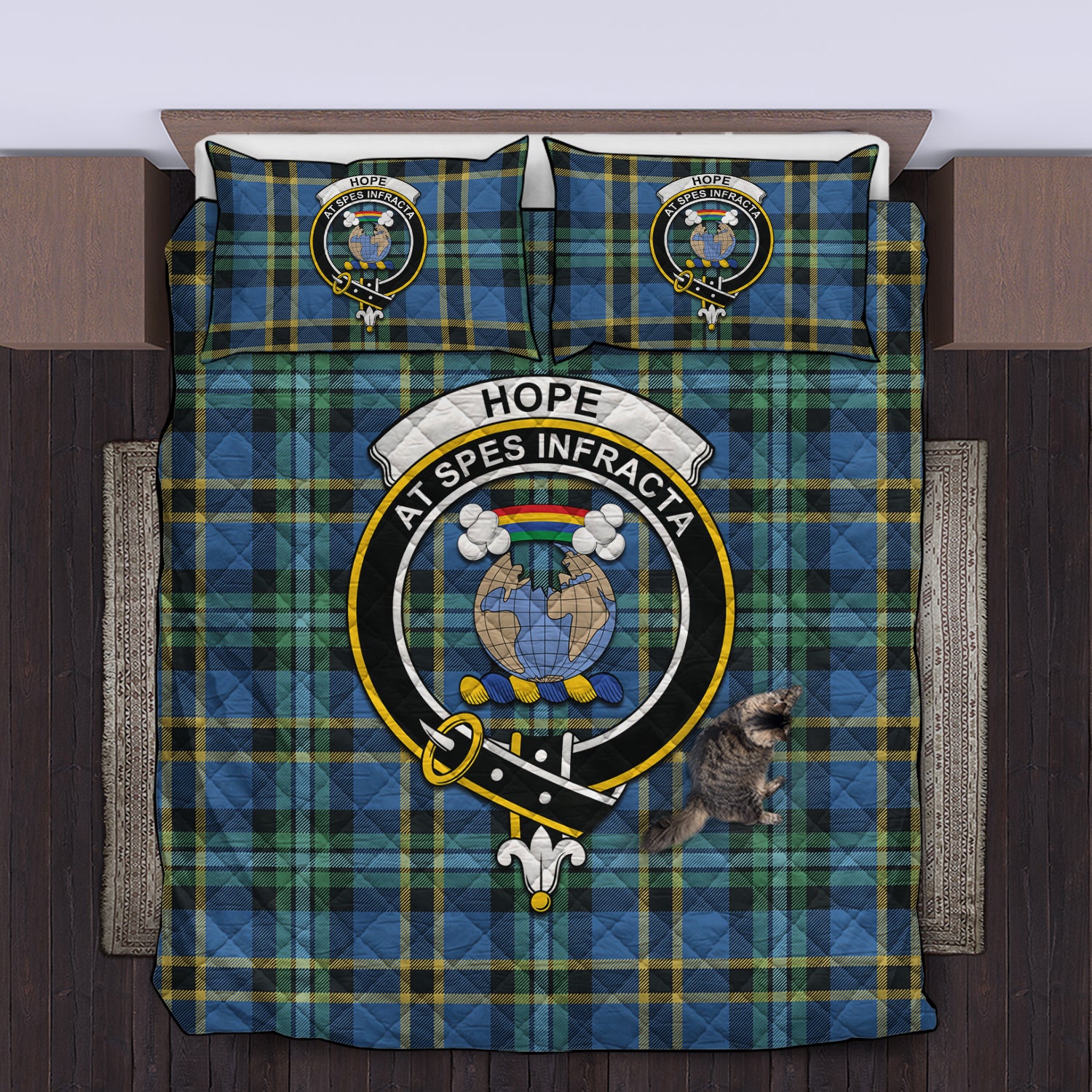hope-ancient-clan-tartan-quilt-bed-set-family-crest-tartan-quilt-bed-set
