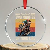 Horse Race Derby Crystal Glass Ornament The Best Two Minutes Of Your Life