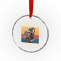 Horse Race Derby Crystal Glass Ornament The Best Two Minutes Of Your Life