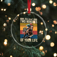 Horse Race Derby Crystal Glass Ornament The Best Two Minutes Of Your Life