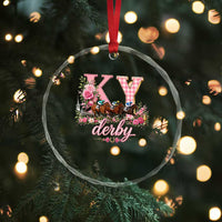 Horse Racing KY Derby Day Vibes Crystal Glass Ornament This is My Derby Day Dress