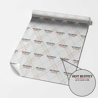 Hot Buffet Available All Day Wrapping Paper Roll Funny Cooking Food - Wonder Print Shop