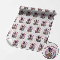 Hot Wife Summer Wrapping Paper Roll Funny Newlywed Skeleton