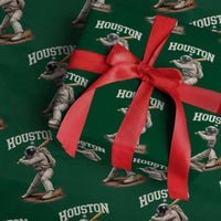 Houston Astronaut Baseball Player Wrapping Paper Roll Clutch City