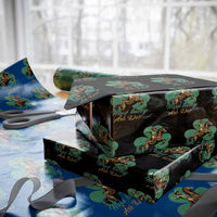 How Lucky Are We Wrapping Paper Roll Cowboy Western Irish St Patrick's Day