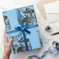 Howdy Go Lucky Wrapping Paper Roll Funny Corgi St Patrick's Day