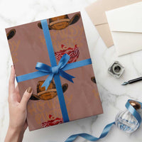 Howdy Putos Wrapping Paper Roll Funny Western Country Rodeo Southern Retro Cowboy - Wonder Print Shop