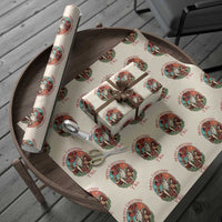 Howdy Santa Merry Christmas Y'all Wrapping Paper Roll Funny Western Holiday Gift - Wonder Print Shop