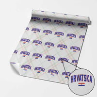 Hrvatska Flag Wrapping Paper Roll Croatia Vintage Zagreb Croatian Jersey Retro