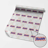 Hrvatska Wrapping Paper Roll Checkered Retro Croatia Zagreb Croatian