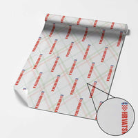 Hrvatska Wrapping Paper Roll Vintage Croatia Zagreb Croatian