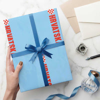 Hrvatska Wrapping Paper Roll Vintage Croatia Zagreb Croatian