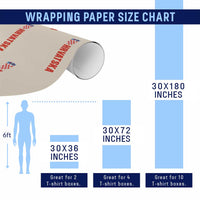 Hrvatska Wrapping Paper Roll Vintage Croatia Zagreb Croatian