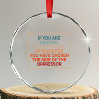 Human Rights Crystal Glass Ornament Feminist Equal Rights Social Justice - Wonder Print Shop