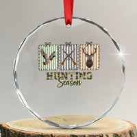 Hunting Season Crystal Glass Ornament Funny Hunter Wife Gift - Wonder Print Shop