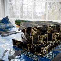 Husband Father King Leader Man Wrapping Paper Roll Proud Black Dad Gift