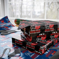 I Am A Buckeye Girl I Suppose I Could Be Quieter Wrapping Paper Roll Ohio State - Wonder Print Shop