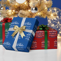 I Am A Grumpy Old Navy Veteran My Level Of Sarcasm Depends On Your Level Of Stupidity Wrapping Paper Roll - Wonder Print Shop