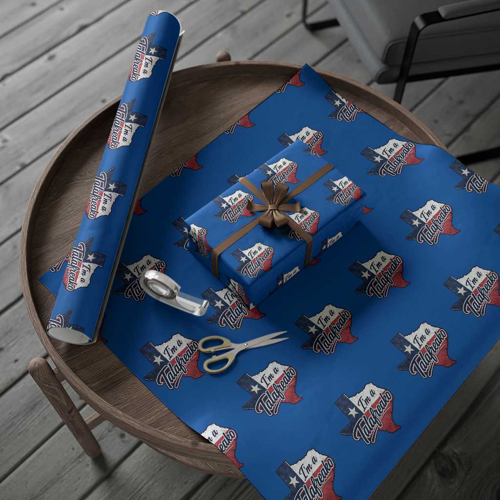 I Am A Talafreako James Talarico Wrapping Paper Roll US Senate Vintage Texas Map