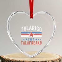 I Am A Talafreako James Talarico Heart Crystal Glass Ornament US Senate Texas
