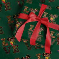 I Am Black Child Wrapping Paper Roll LOVE Black History Month Strong African American Pride - Wonder Print Shop