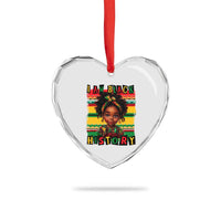 I Am Black History Heart Crystal Glass Ornament Month Black Melanin Kids Girls - Wonder Print Shop