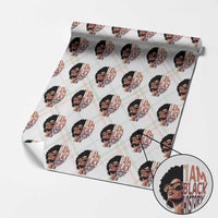 I Am Black History Wrapping Paper Roll African American Pride - Wonder Print Shop
