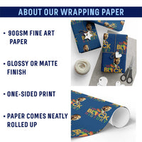 I Am Black History Wrapping Paper Roll Martin Luther Jr King African American Pride - Wonder Print Shop