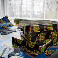I Am Black Woman Wrapping Paper Roll Locd African American Pride Black History Month
