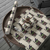 I Am Burnt Out M'lord Wrapping Paper Roll Funny Wizard Frog Meme - Wonder Print Shop