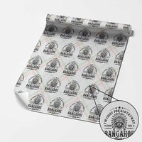 I Am Chief Pokalotatwat From The Bangahoe Tribe Wrapping Paper Roll Funny Native American Racoon
