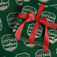 I Am Coming To The Cottage Wrapping Paper Roll Funny Romance Hockey
