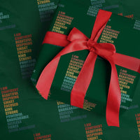 I Am Confident Beautiful Inspiring Asian American Wrapping Paper Roll AAPI Heritage Month