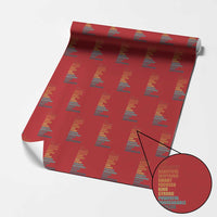 I Am Confident Beautiful Inspiring Asian American Wrapping Paper Roll AAPI Heritage Month