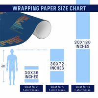 I Am Confident Beautiful Inspiring Asian American Wrapping Paper Roll AAPI Heritage Month
