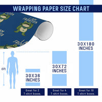 I Am Frogtifa Wrapping Paper Roll Frog Resist Antifascist with Raised Fist Bandana - Wonder Print Shop