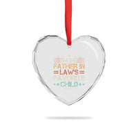 I Am My Father In Laws Favorite Child Heart Crystal Glass Ornament Family Humor - Wonder Print Shop