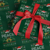 I am Peace Funny Christmas Matching Couple Wrapping Paper Roll Offensive Adult Humor Festive Holiday - Wonder Print Shop