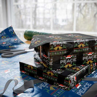 I am Peace Funny Christmas Matching Couple Wrapping Paper Roll Offensive Adult Humor Festive Holiday - Wonder Print Shop