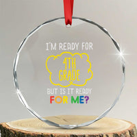 I am Ready for 4th Grade Crystal Glass Ornament Funny Fourth Grade Back to School Kids Gift