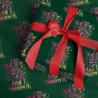 I Am Sexy And I Throw It Wrapping Paper Roll Sexy Dart Player Gift - Wonder Print Shop