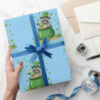 I Am The Shenanigans Wrapping Paper Roll Funny Irish Raccoon