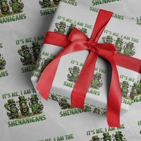 I Am The Shenanigans Wrapping Paper Roll Funny Irish Raccoon St Patricks Day