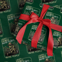 I Bury Things Maybe Plants Maybe People Wrapping Paper Roll Funny Sarcastic Frog Garden Lover