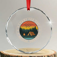 I Came For The Meteor Shower Crystal Glass Ornament Stargazer Camping Gift