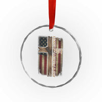 I Cant But I Know A Guy Crystal Glass Ornament Funny Christian Jesus Cross TS11