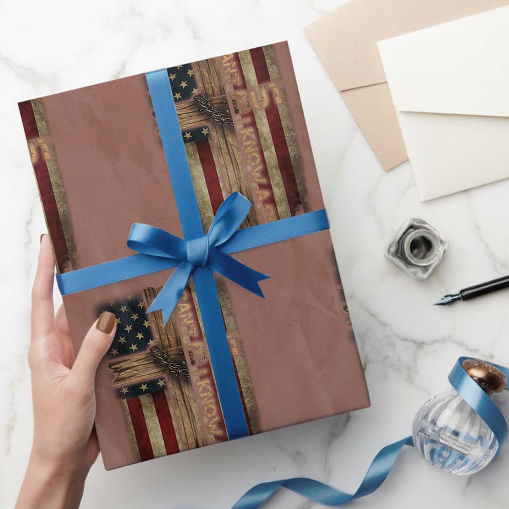 I Cant But I Know A Guy Wrapping Paper Roll Funny Christian Jesus Cross - Wonder Print Shop